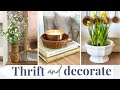 Thrifted vs styled decorate with me  thrifting home decor at goodwill 2024  budget home decor