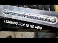 FIRST TIG WELDS!!! Learning How To TIG Weld Part 1.