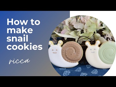 Video: How To Make Snail Cookies