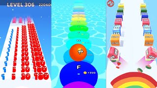 a-z run vs number master vs jellyrun 2048 math's max level update level 306 #azrun #numbermaster screenshot 5