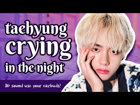 👻[Eng][ASMR] Taehyung crying & having a nightmare | BTS ASMR | Korean ASMR | Taehyung ASMR | V ASMR