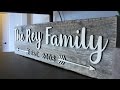 How to Create a Reclaimed Wood Family Sign How to Create a Reclaimed Wood Family Sign