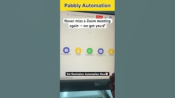 Get Zoom Meeting Reminders on WhatsApp 📲 #shorts  #whatsapp #reminder #ai