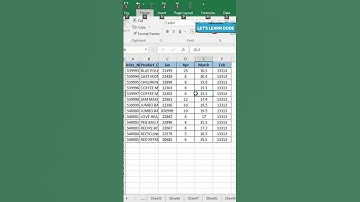 How to sort left and right side in excel #letslearndude
