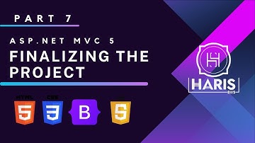 Finalizing ASP .NET MVC Project