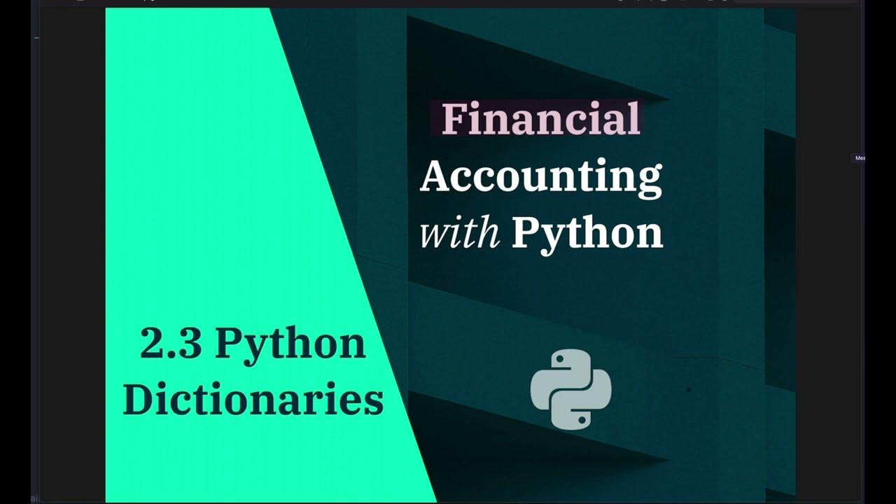 Python Basics Dictionaries - YouTube
