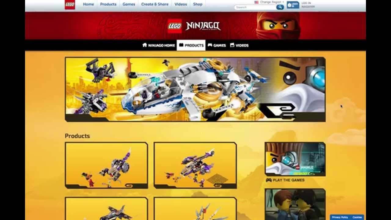 LEGO Ninjago 2015 Official Website 