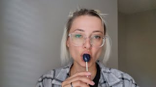 ASMR | Sucker w\/ Soft Spoken Rambling \& Mouth Sounds 👄