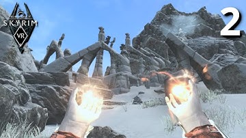Skyrim VR with 400+ MODS Playthrough | Part 2 | Conquering Bleak Falls Barrow