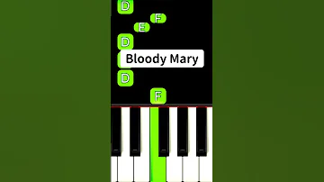 Bloody Mary (Piano Tutorial) #TikTok