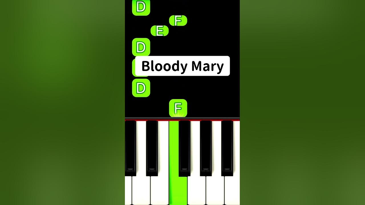 Bloody Mary (Piano Tutorial) #TikTok Bloody Mary (Piano Tutorial) #TikTok