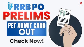 RRB PO PET Admit Card 2025 | Check Your Exam City & Date Now | RRB PO Prelims 2025 Admit Card