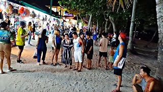 This is BORACAY White Beach Path and D-mall Shopping Market on April 23 2024 | Night Life