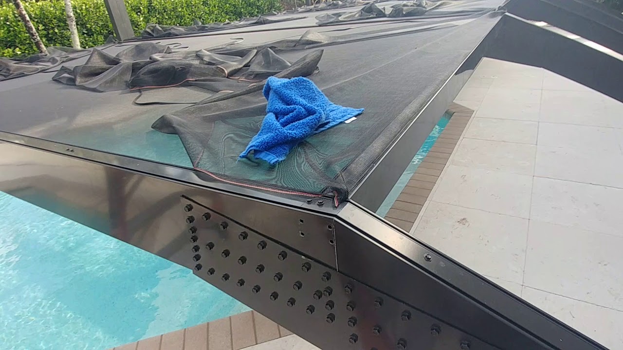 How to build a pool cage