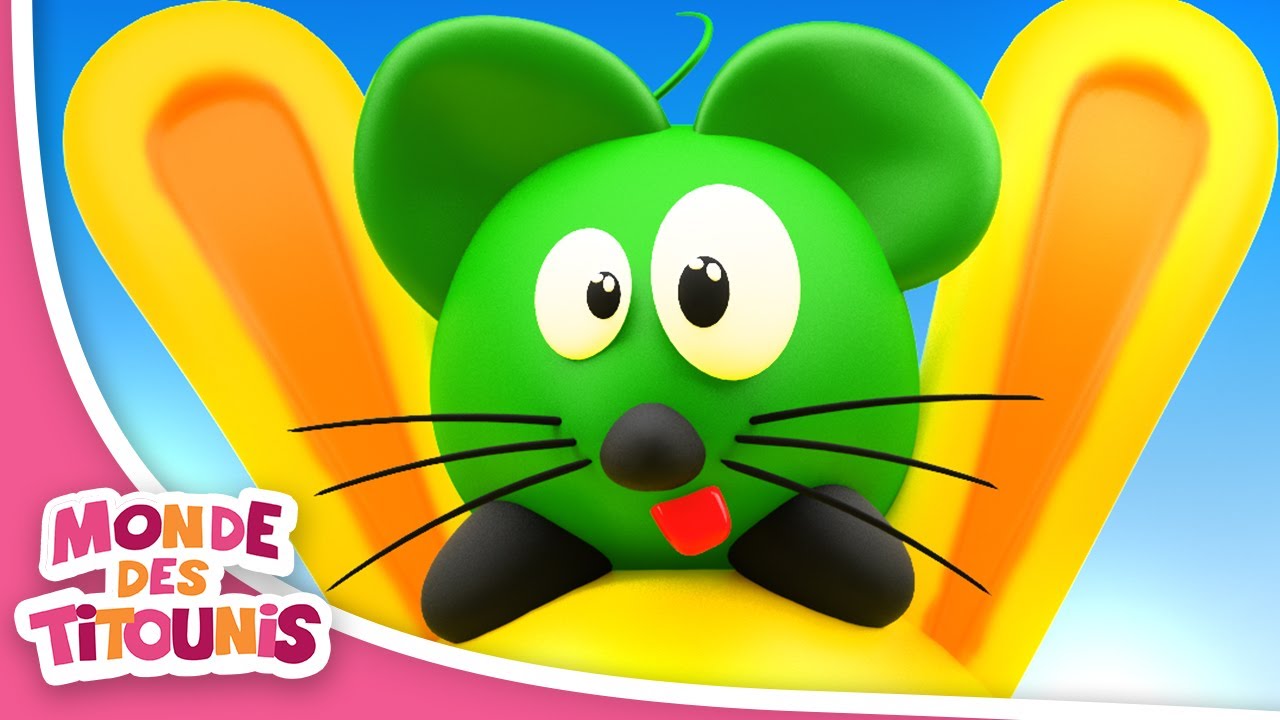 Une Souris Verte Comptine Bebe Compilation Titounis Youtube