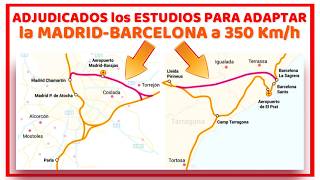 ▶️ TRANSPORTES ADJUDICA el ESTUDIO para AUMENTAR a 350 Km/h el AVE Madrid-Barcelona ▶️Estación Parla