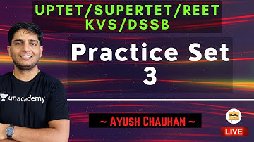 uptet-reet-supertet-kvs-dsssb-practice-set-3 | Maths | Ayush Chauhan