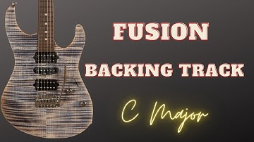 Fusion Guitar Backing Track - C Major