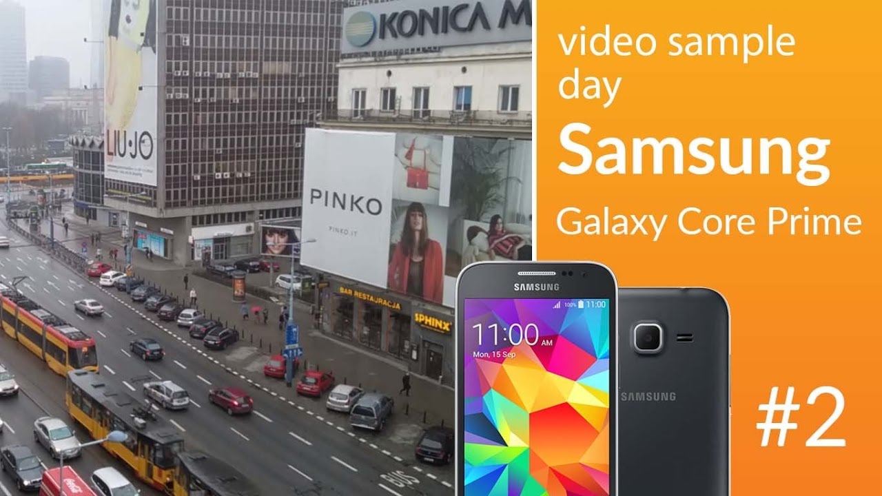 Samsung Galaxy Core Prime test: day video 2 (720p) - YouTube
