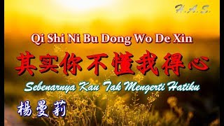 Qi Shi Ni Bu Dong Wo De Xin 其實你不懂我的心 [Sebenarnya Kau Tak Mengerti Hatiku] 楊曼莉