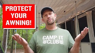Protect Your Popup Camper Awning from the Rain - Camp It Club