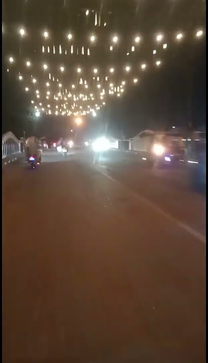 Pesona Jembatan Sei Padang Kota Tebing Tinggi di Malam Hari #shorts #shortvideo