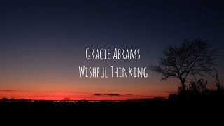 Gracie Abrams - Wishful Thinking (Tradução)