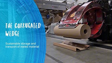 The Corrugated Wedge – sustainable storage and transport of reeled material