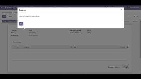 Import Bank Statement Lines From CSV Odoo, Import Bank Statement Lines From excel Odoo