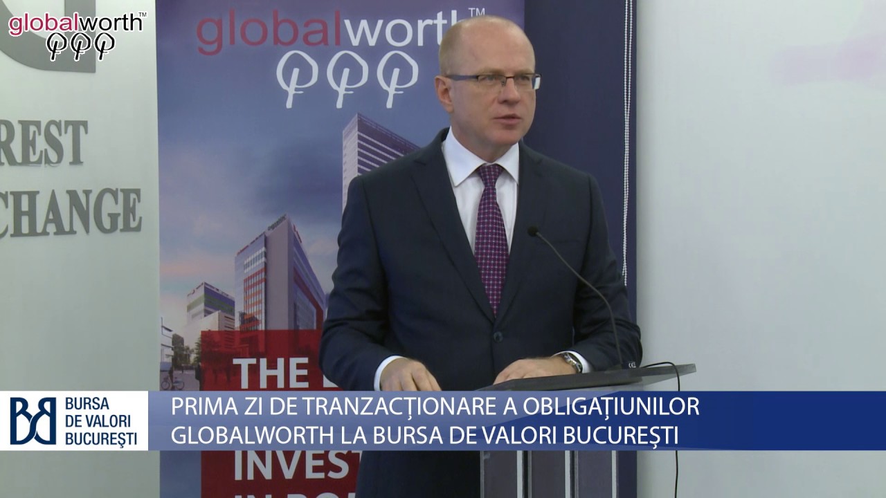 Globalworth's corporate bonds now on the Bucharest Stock Exchange (BVB)