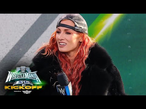 Becky Lynch promises Rhea Ripley the biggest upset of all-time: WrestleMania XL Kickoff 2024