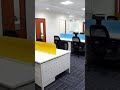 Double sided magnetic yellow glass board partition for workstation education youtubeshorts