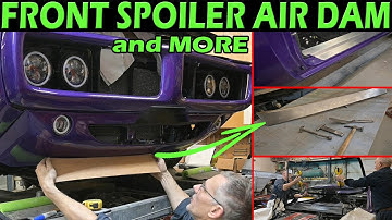 We Make a CUSTOM Front Spoiler AIR DAM for the Old New Style Charger & More