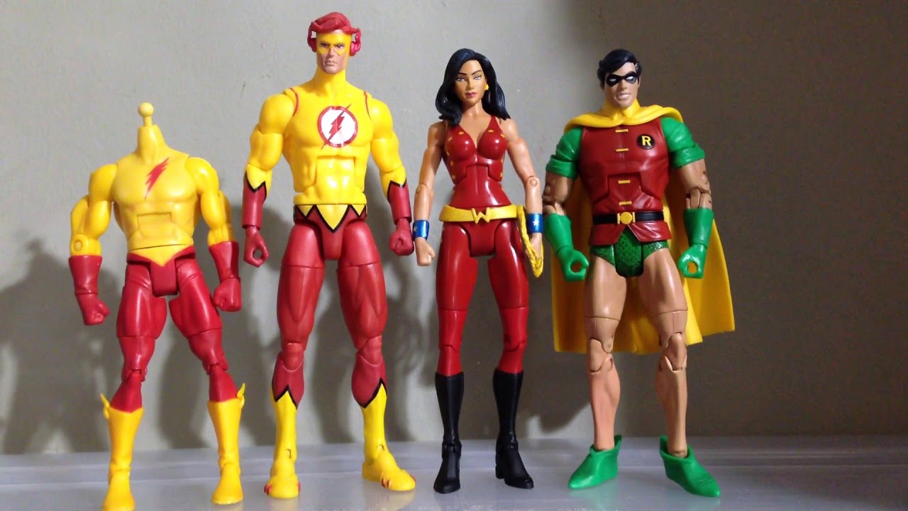 dc multiverse kid flash figure