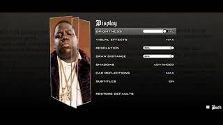GTA SA Menu and Loading Screen (LA Gangs mod menu)