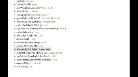 Select Class in selenium WeDriver to handle drop down in easy way. #seleniumwebdriver