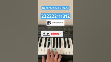 how to play recording iPhone meme song #iphone #piano #video