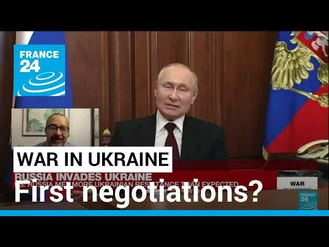 Russian delegation ready for talks with Ukraine in Belarus • FRANCE 24 English