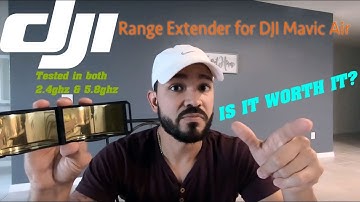 DJI Mavic Air Range Extender Test in 2.4 & 5.8ghz- Is it worth your MONEY?!