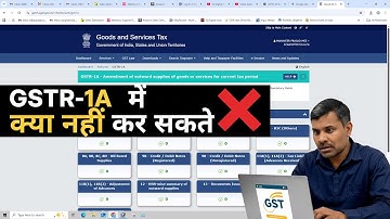 What Cannot Be Done in GSTR-1A After Filing GSTR-1? | GSTR-1A Explained in Hindi