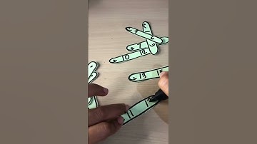 Apple Number Sequence Activity For Preschoolers #shorts #playbasedlearning #trending #viral #fyp