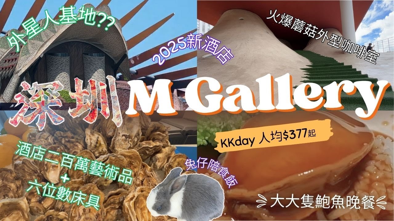 「深圳2025」全新Accor 旗下高端精品酒店🏨 鄰近60萬尺大型商場🛍️酒店高價藝術品珍藏 👀可愛小動物陪食飯🐰 自助餐包大鮑魚🐟 免費租借單車🚴 包的士報銷🚕 外星人總部👽 火爆蘑菇建築cafe