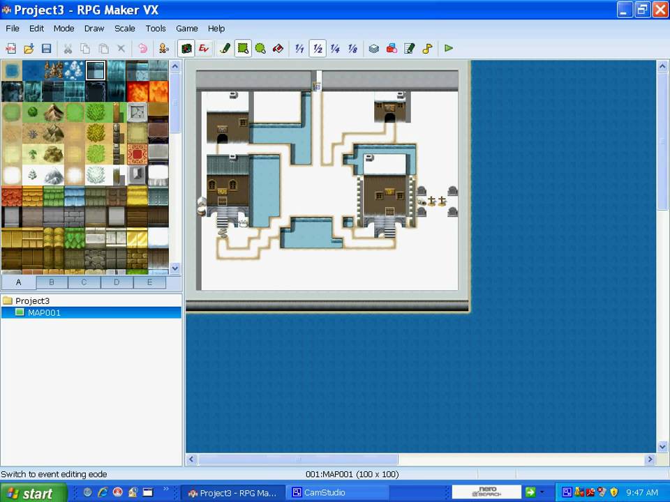 RPG Maker VX Mapping Tutorial- Snow City - YouTube