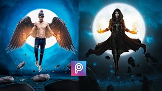 Devil Wings - picsart devil wings concept photo editing tutorial || Prakash photo Editing | Picsart