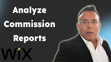 Analyze Commission Reports from Wix Revenue Sharing