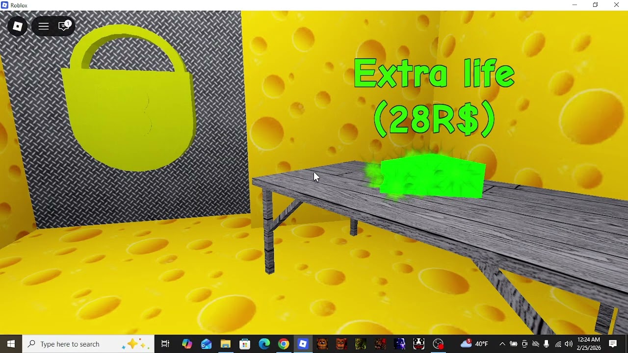 2026 Roblox Cheese Escape.