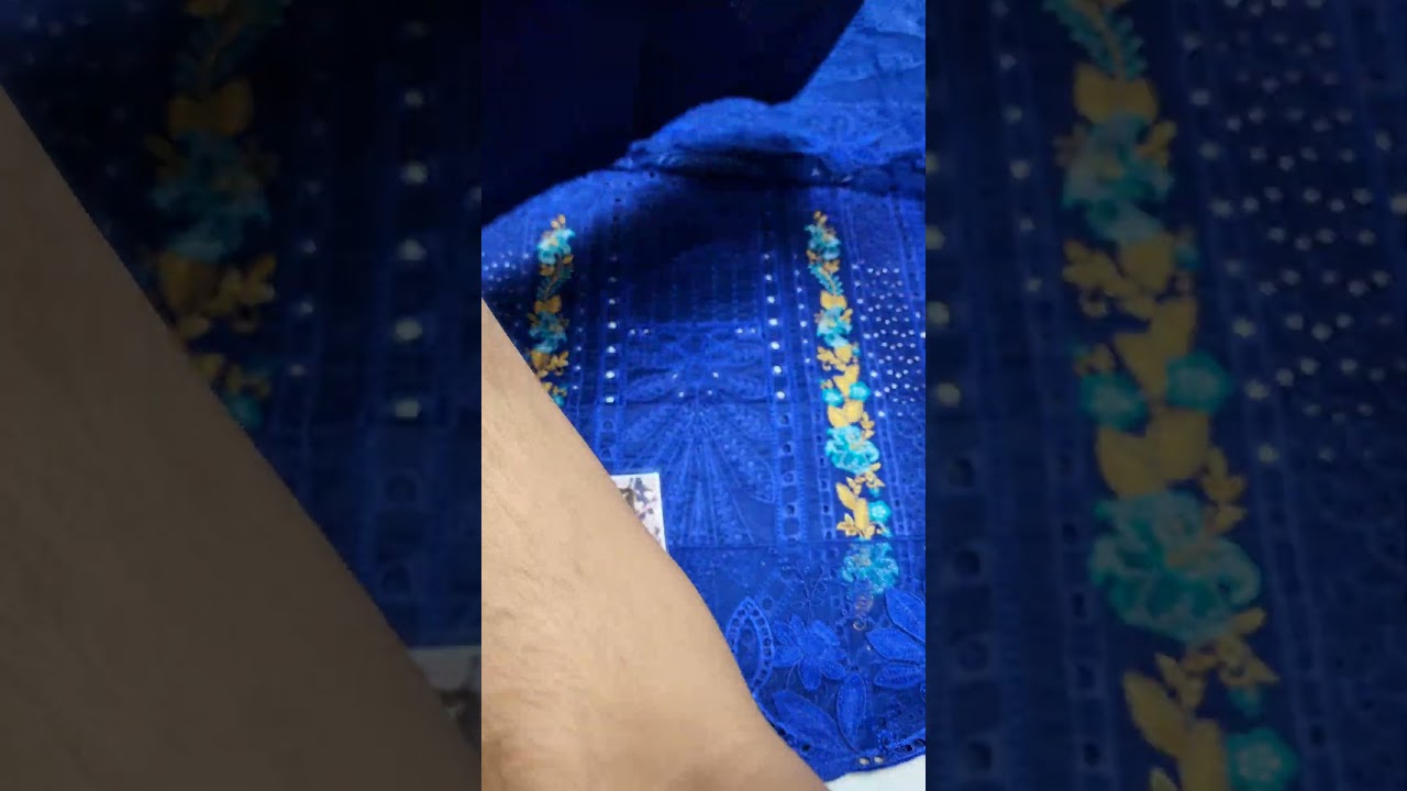 Maria.B Unstitched Embroidered Luxury Lawn 3Pc Suit D-2404-B