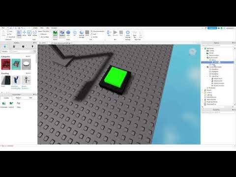 How to make a Button! Roblox Studio Script Tutorials Ep. 1 - YouTube