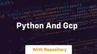 python and gcp