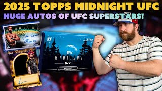 Huge Legend & Stars Autos From the Octagon! | 2025 Topps Midnight UFC Box Opening & Giveaway!